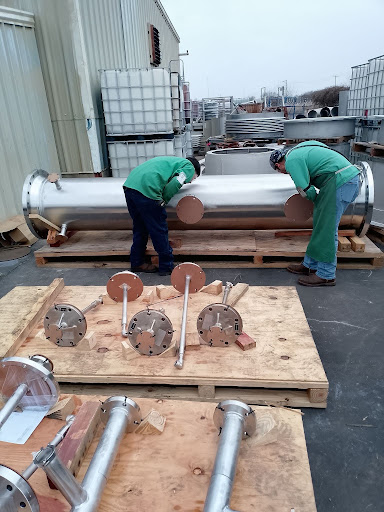 Final inspection at the Sweco Fab facility