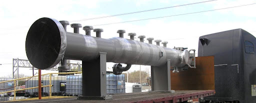 Pig launcher and receiver fabricated by Sweco Fab, Inc