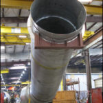 96" Diameter Stainless Steel Duct Work for an Acid Plant