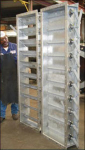 300 lb. Damper Galvanized Carbon Steel ( 73.5" x 20.5" x 7.5" )