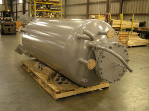 A 48" Pressure Vessel for a customer's chemical plant