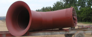 Bellmouth Reducer with a thick pipe spool