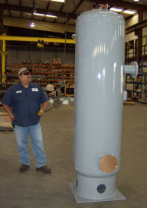 26″ Hot Water Expansion Tank for a Compressor Station
